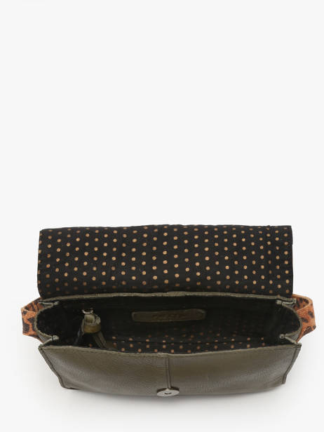 Cross Body Tas June Leder Pieces Groen june 17160060 ander zicht 3