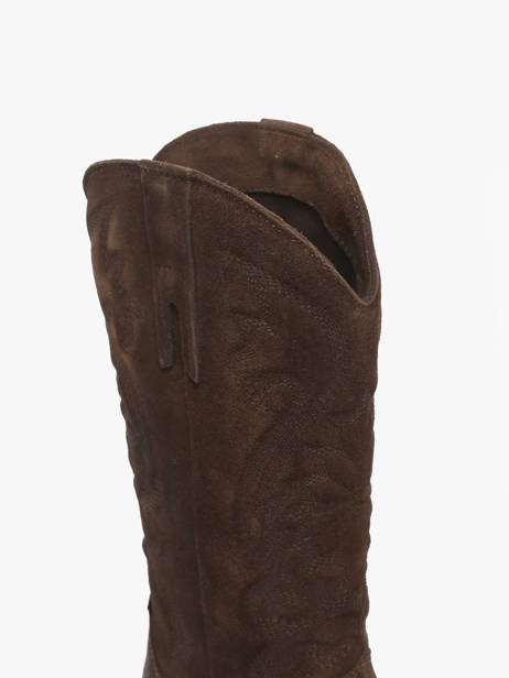 Santiago Laarzen Uit Leder The icona Bruin women TX160 ander zicht 3