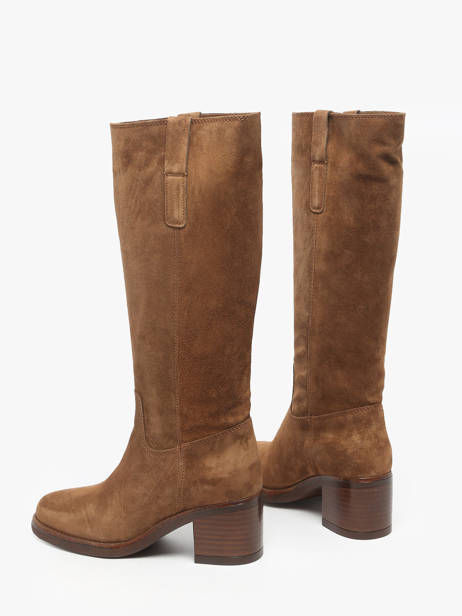 Laarzen Met Hak Uit Leder Alpe Bruin women 53541103 ander zicht 2