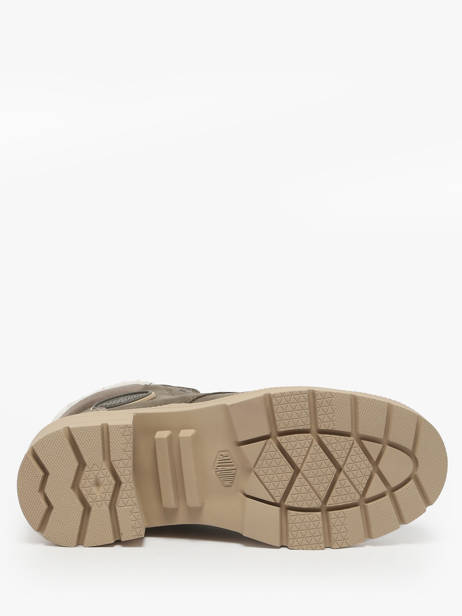 Enkellaarsjes Met Hak Uit Leder Palladium Groen women 99527281 ander zicht 4