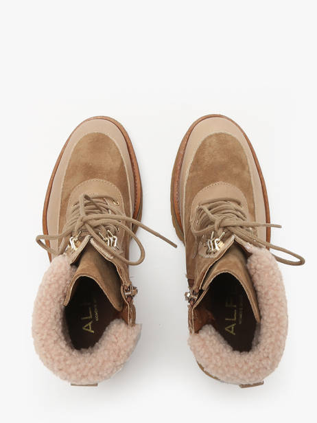 Enkellaarsjes Uit Leder Alpe Bruin women 54967109 ander zicht 3