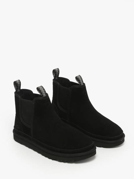Boots Neumel Chelsea Uit Leder Ugg Zwart men 1121644 ander zicht 1