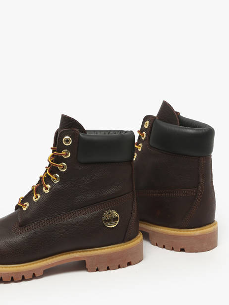 Enkellaarzen Uit Leder Timberland Bruin men 2P6WEXU1 ander zicht 2