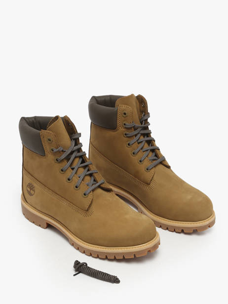 Enkellaarzen Uit Leder Timberland Groen men 2P6WA5D1 ander zicht 1