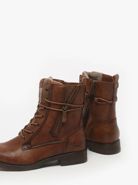 Enkellaarsjes Mustang Bruin women M0052001 ander zicht 2