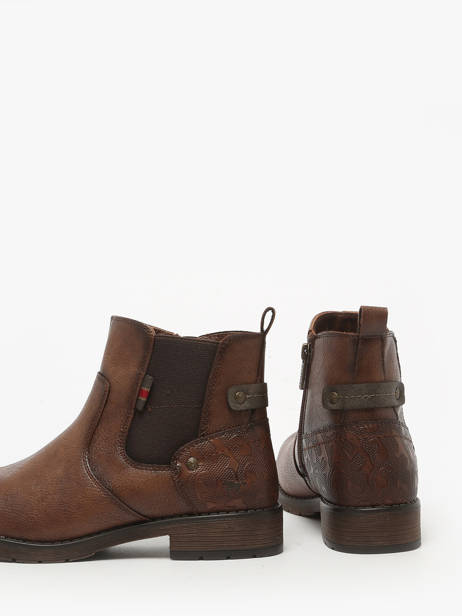 Chelsea Boots Mustang Bruin women M0052002 ander zicht 2