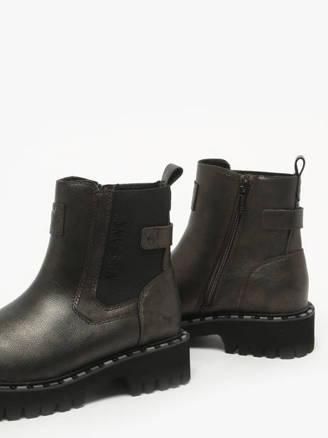 Chelsea Boots Mustang Zwart women M0302004 ander zicht 2