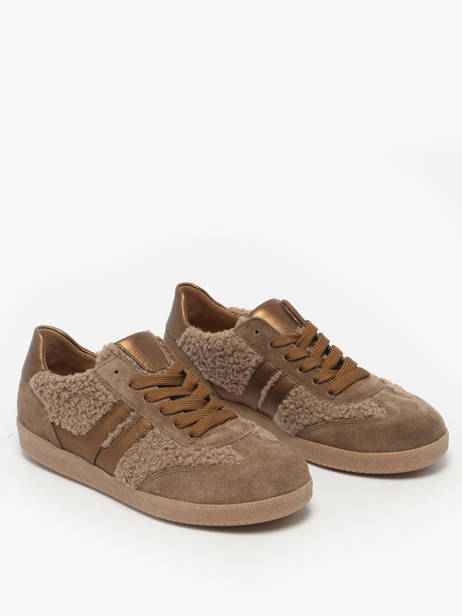 Sneakers Uit Leder Gabor Bruin women 34 ander zicht 1