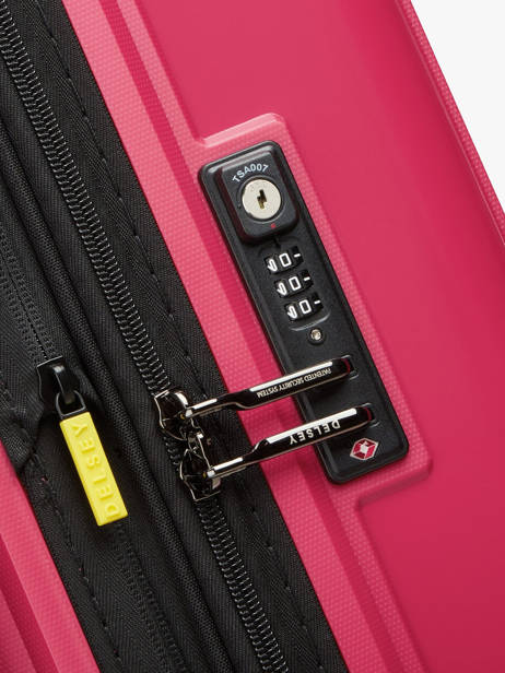 Uitbreidbare Harde Reiskoffer Lutece Delsey Roze lutece 3802821 ander zicht 1