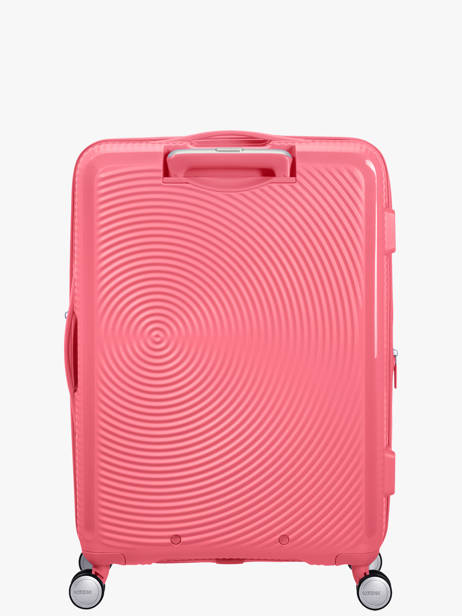 Harde Reiskoffer S Soundbox American tourister Roze soundbox 32G002 ander zicht 4