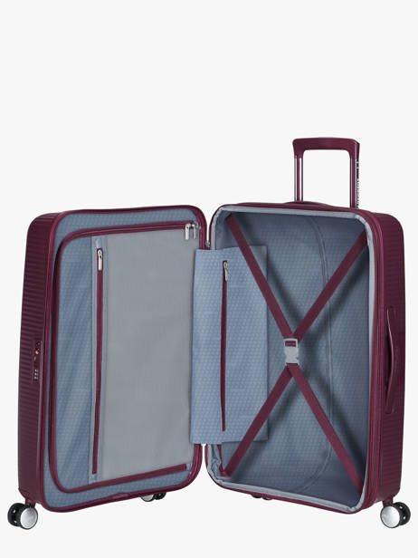 Harde Reiskoffer S Soundbox American tourister Rood soundbox 32G002 ander zicht 3