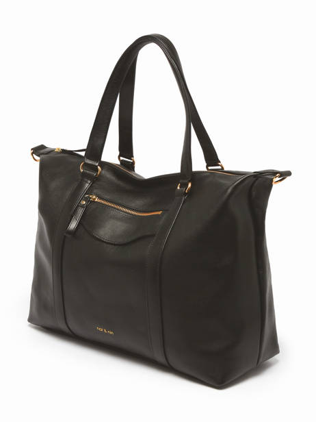 Schoudertas Vintage Leder Nat et nin Bruin vintage THYLANE ander zicht 2