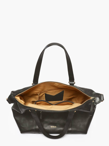 Schoudertas Vintage Leder Nat et nin Bruin vintage THYLANE ander zicht 3