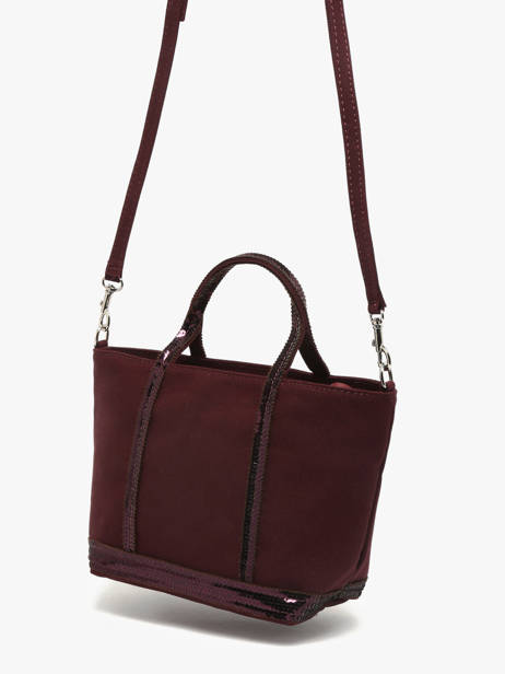 Cross Body Tas Baby Cabas Pailletten Vanessa bruno Rood cabas 1V40410 ander zicht 2