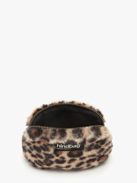 Portemonnee Hindbag Bruin fourrure F ander zicht 1