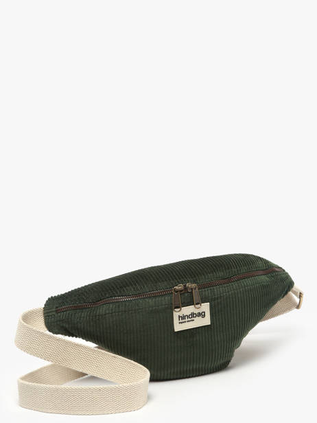 Heuptasje Hindbag Groen velours V ander zicht 2