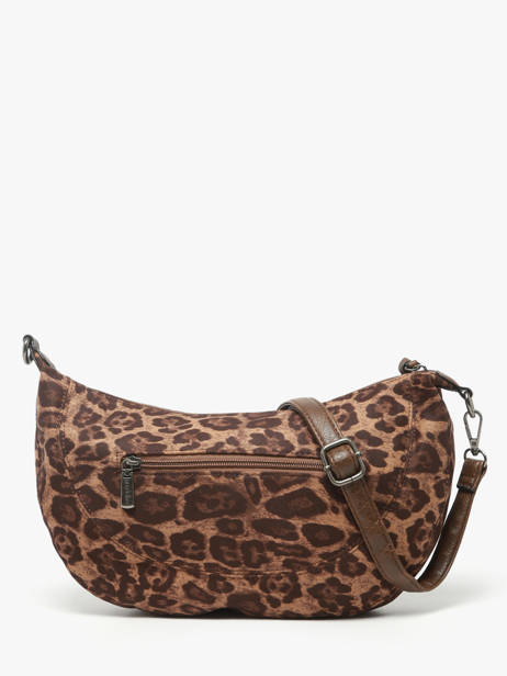 Cross Body Tas Leopard Miniprix Bruin leopard L ander zicht 2