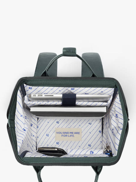 Personaliseerbare Rugzak Adventurer Medium Cabaia Groen adventurer BAGS ander zicht 2