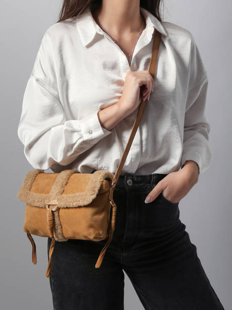 Cross Body Tas Othilia Leder Vanessa bruno Beige othilia 10V40907 ander zicht 1