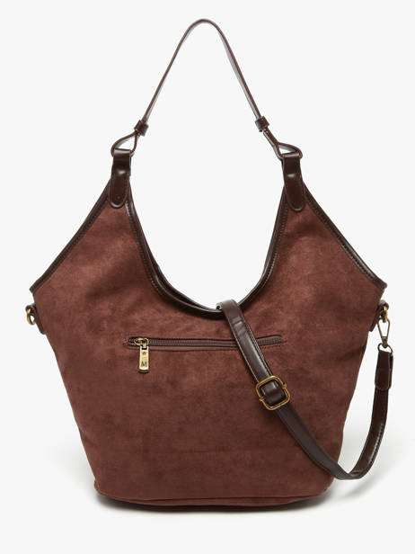 Schoudertas Velvet Soft Miniprix Bruin velvet soft 27591 ander zicht 2