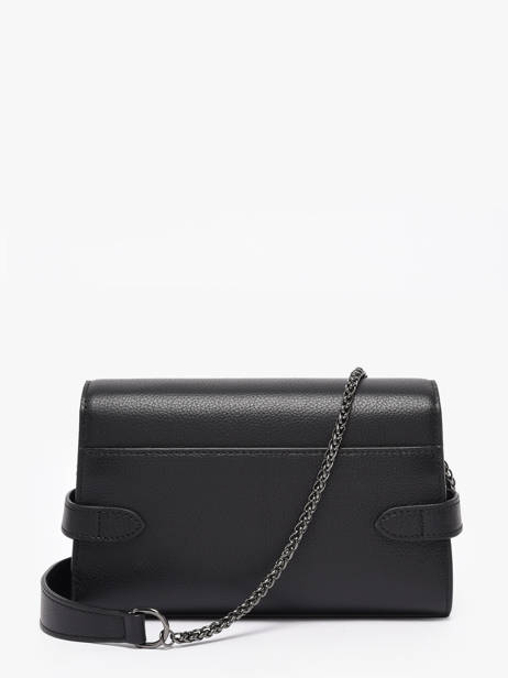 Cross Body Tas Emily Leder Le tanneur Zwart emily TEMI1056 ander zicht 3