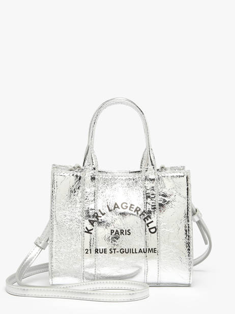 Cross Body Tas Rsg Metallic Karl lagerfeld Zilver rsg A4W50059