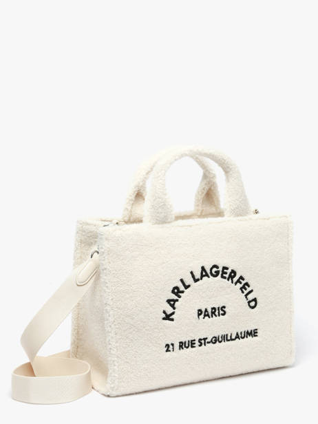 Handtas Rue St Guillaume Shearling Karl lagerfeld Beige rsg A4W50013 ander zicht 1