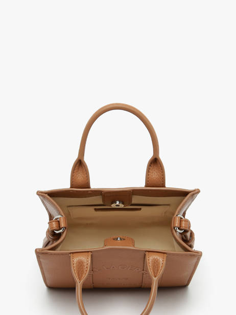 Cross Body Tas Rsg Polyurethaan Karl lagerfeld Bruin rsg A4W30266 ander zicht 2