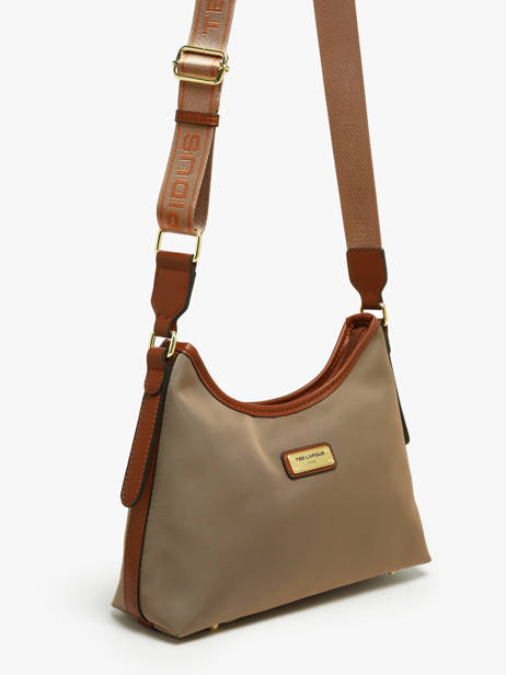 Cross Body Tas Jamie Nylon Ted lapidus Beige jamie DU43504 ander zicht 1