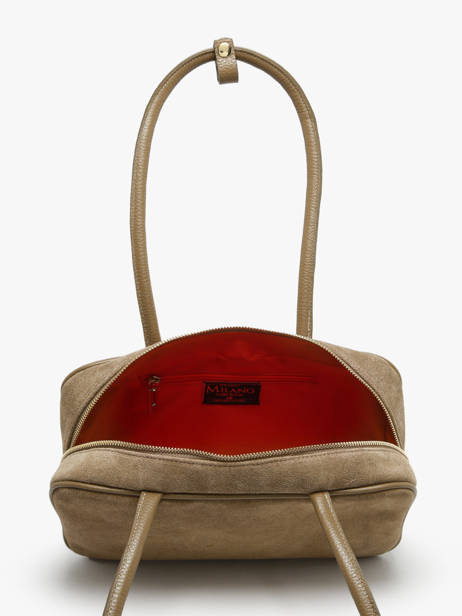 Schoudertas Velvet Caviar Leder Milano Bruin velvet caviar VC25093 ander zicht 3