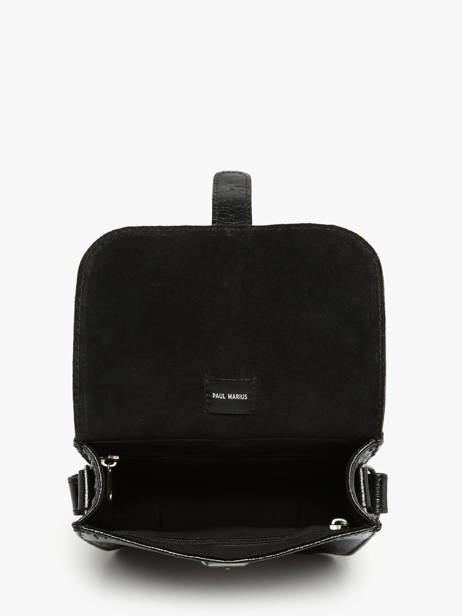 Cross Body Tas Eclipse Leder Paul marius Zwart eclipse ESSENECL ander zicht 2