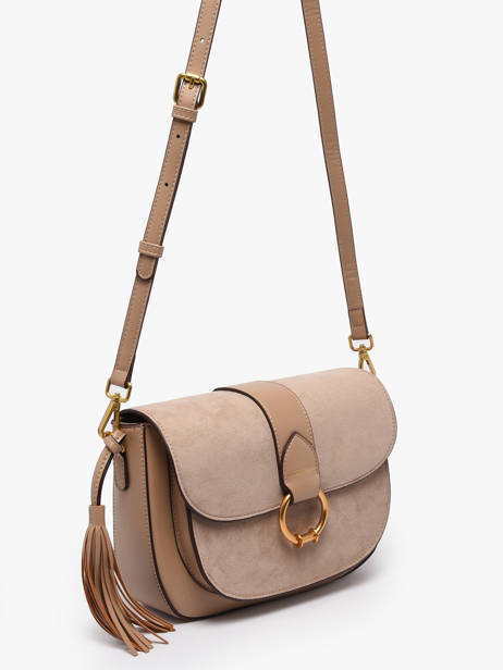 Cross Body Tas Camille Laurent david Beige ld bags 991 ander zicht 1