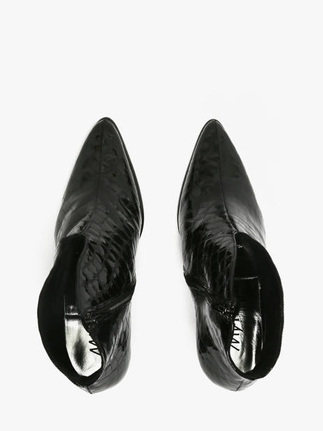 Stadsschoenen Met Hak Uit Leder Myma Zwart women 85009 ander zicht 3