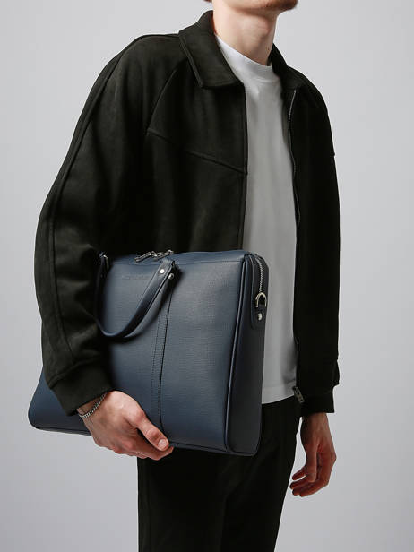 Documententas /cross Body Arthur & aston Blauw nelson 2 ander zicht 1