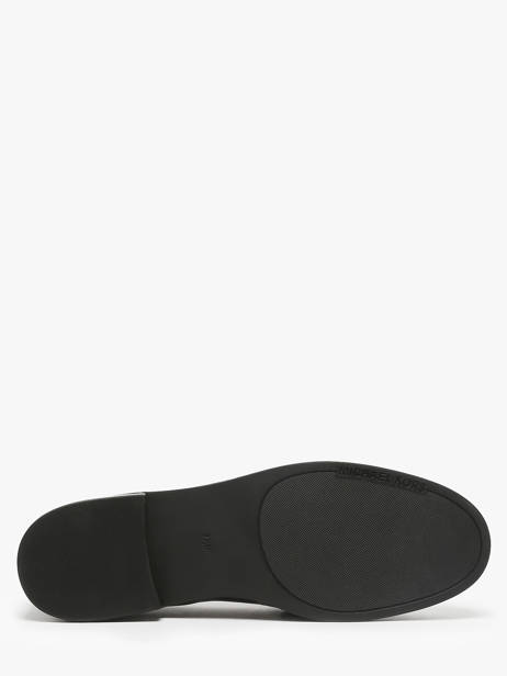 Slippers Uit Leder Michael kors Zwart women XFP1L001 ander zicht 4
