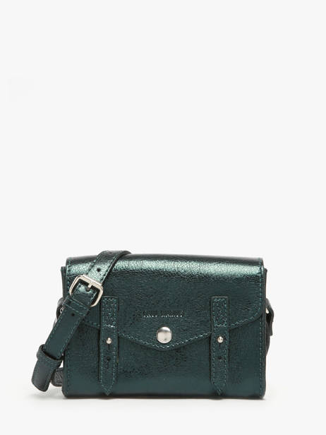 Cross Body Tas Mini Indispensable Minuit Leder Paul marius Groen minuit MINIMIN