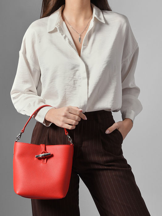 Longchamp Le roseau Cross bodytas Rood