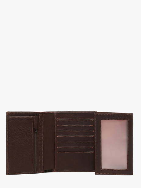 Portefeuille Leder Arthur & aston Bruin ange 424 ander zicht 2