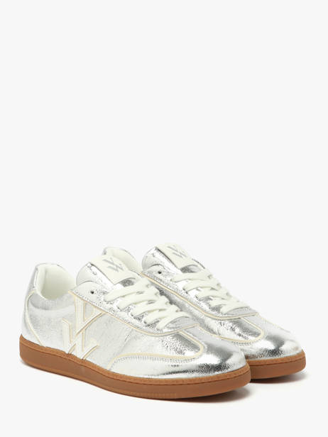 Sneakers Vanessa wu Zilver women BK2805AG ander zicht 1