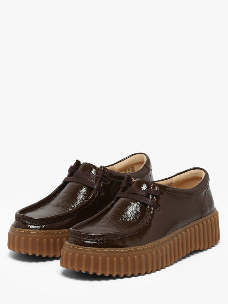 Derby Veterschoenen Met Platformzool Uit Leder Clarks Bruin women 26186667 ander zicht 1