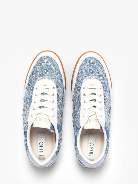 Sneakers Liu jo Blauw women 6093TXGB ander zicht 3