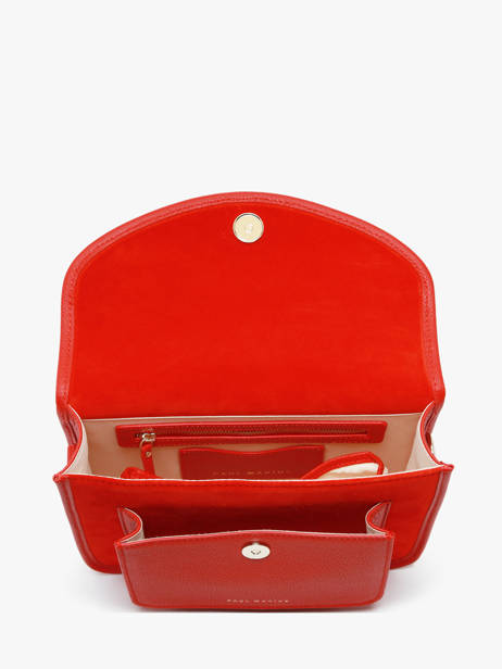 Cross Body Tas Melle George Fusion Leder Paul marius Rood fusion GEORGFUS ander zicht 4