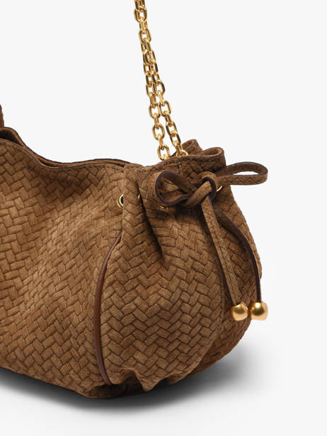 Schoudertas Studio Leder Gerard darel Bruin studio D477 ander zicht 5