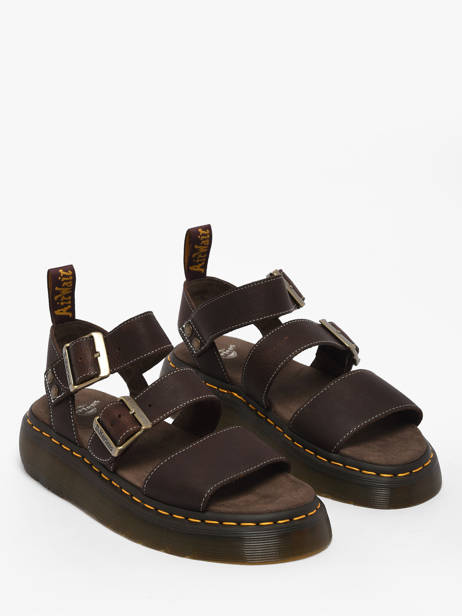 Sandalen Gryphon Uit Leder Dr martens Bruin women 42004200 ander zicht 1