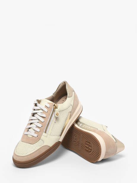 Sneakers Uit Leder Mephisto Beige women P5147016 ander zicht 2