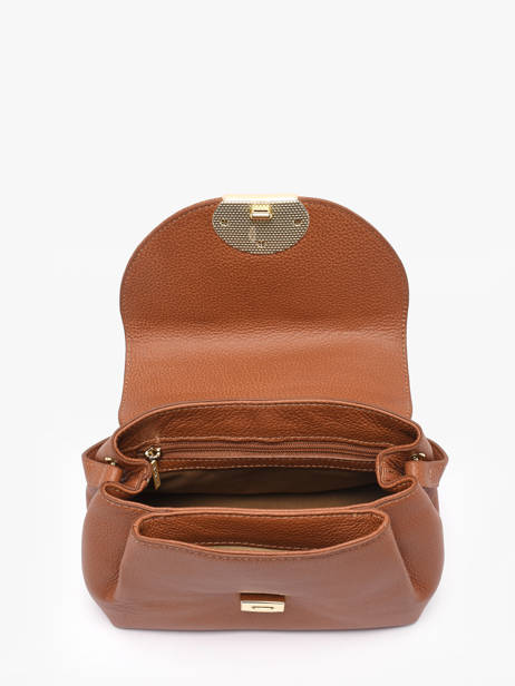 Cross Body Tas Milano Pia Leder Lancaster Bruin milano pia 130 ander zicht 3