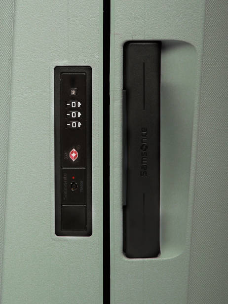 Harde Handbagage Samsonite Groen essens 146909 ander zicht 1