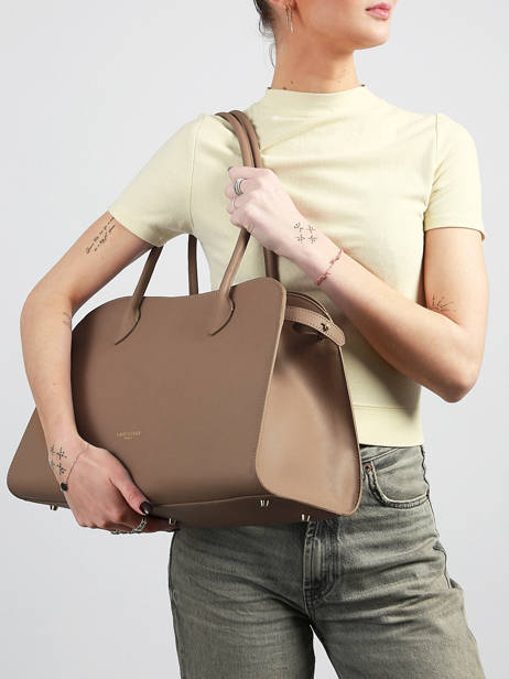 Schoudertas Donna Hopper Leder Lancaster Bruin donna hopper 122 ander zicht 1