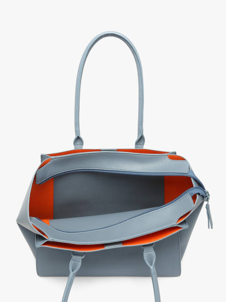 Schoudertas Dorine Laurent david Blauw ld bags 75 ander zicht 3