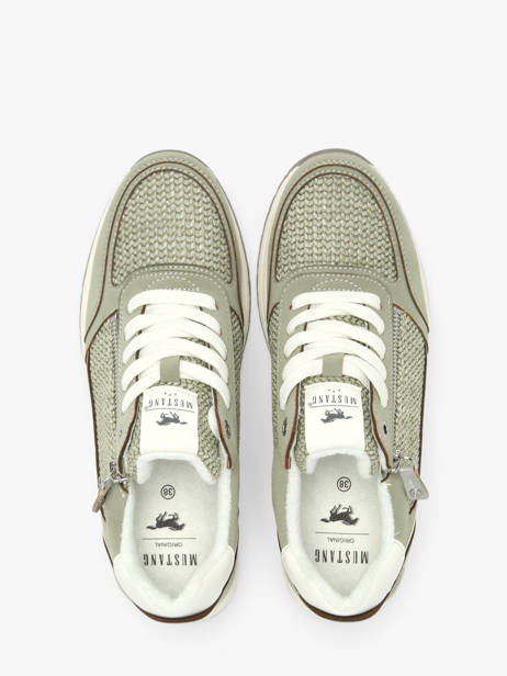 Sneakers Mustang Groen women M0532011 ander zicht 3